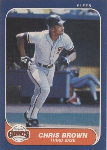 1986 Fleer - Chris Brown #535