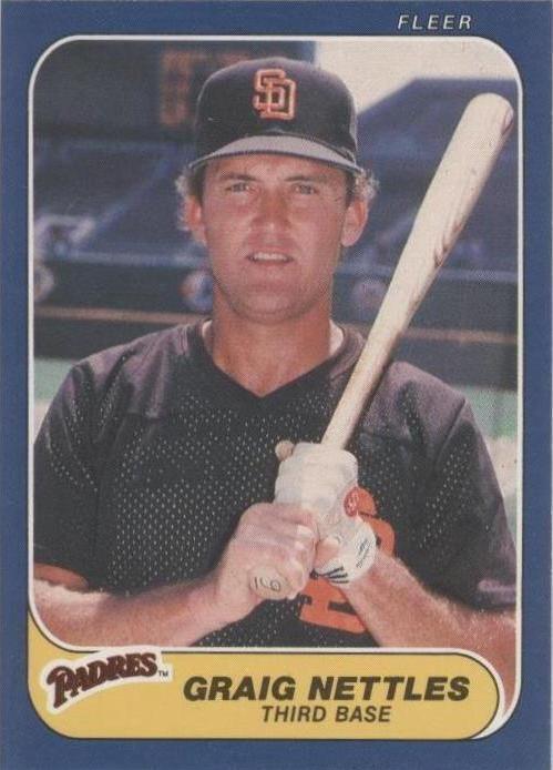 1986 Fleer - Graig Nettles #332