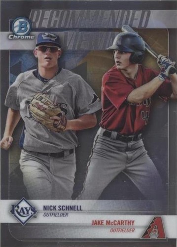 2018 Bowman Draft - Jake McCarthy Nick Schnell #RV-SM