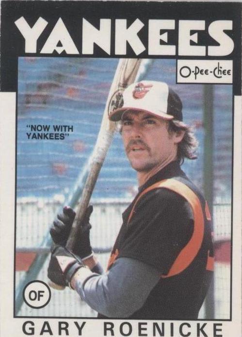 1986 O-Pee-Chee - Gary Roenicke #183