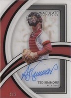 2022 Panini Immaculate Collection - Ted Simmons #SS-TS