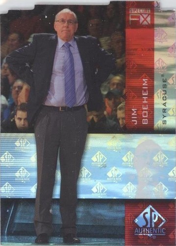 2010-11 SP Authentic - Jim Boeheim #F/X-38