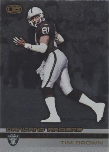 2002 Pacific Heads Up Tim Brown #86