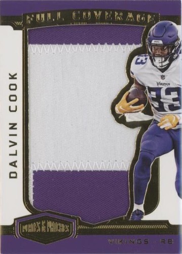 2018 Panini Plates & Patches Dalvin Cook #FC-DC