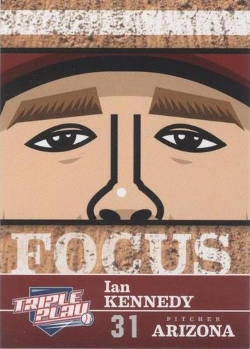 2012 Panini Triple Play - Ian Kennedy #235