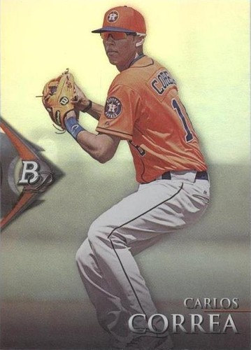 2014 Bowman Platinum - Carlos Correa #BPP20