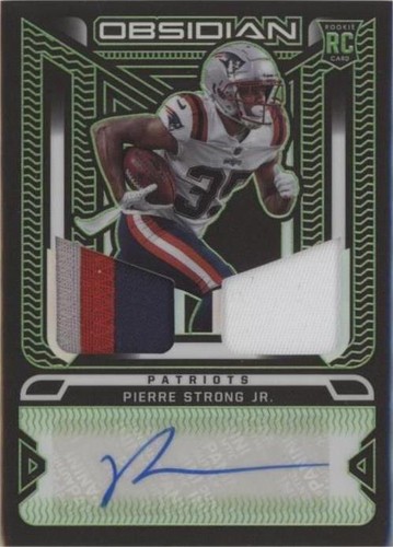2022 Panini Obsidian Pierre Strong Jr. #RJI-PST