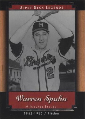 2001 Upper Deck Legends - Warren Spahn #48