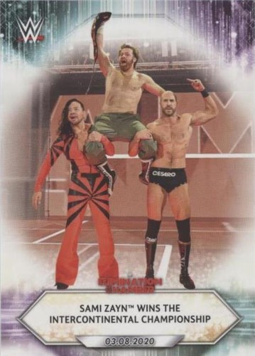 2021 Topps WWE - Sami Zayn #34