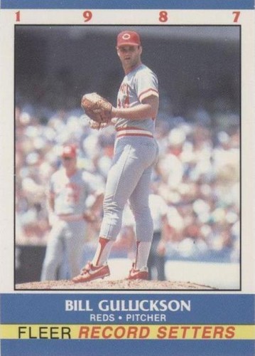 1987 Fleer Baseball Record Setters - Bill Gullickson #14