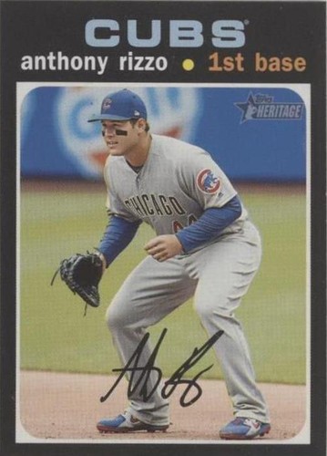 2020 Topps Heritage - Anthony Rizzo #373