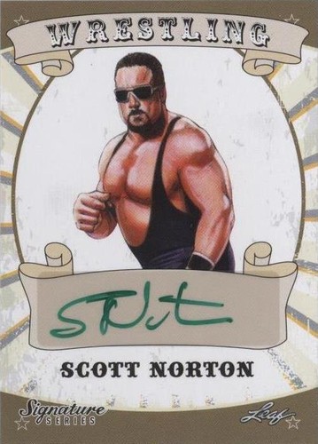 2016 Leaf Signature Series Wrestling - Scott Norton #75