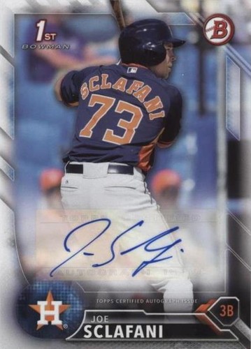 2016 Bowman - Joe Sclafani #PA-JS