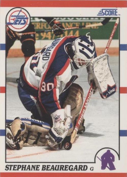 1990-91 Score - Stephane Beauregard #282