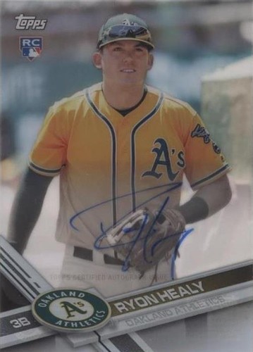 2017 Topps Clearly Authentic Autographs - Ryon Healy #CAAU-RH