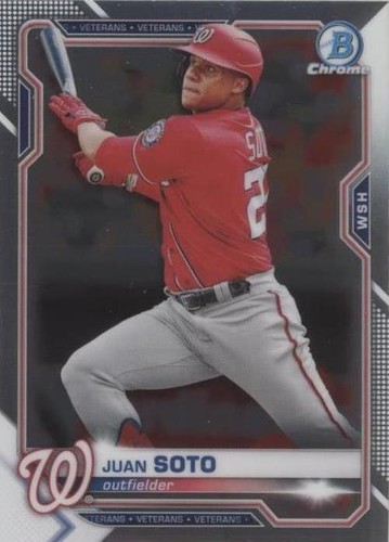 Bowman 2021 Juan Soto Washington Nationals #67 Baseball