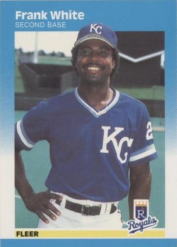 1987 Fleer - Frank White #383