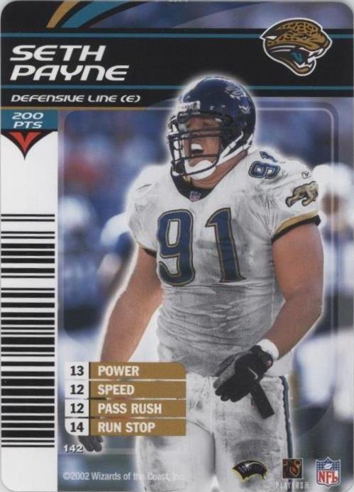 2002-03 NFL Showdown Seth Payne #142