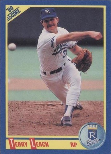 1990 Score - Terry Leach #502