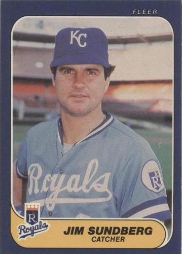 1986 Fleer - Jim Sundberg #22