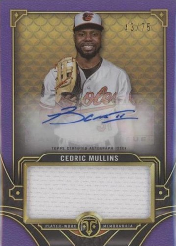 2022 Topps Triple Threads - Cedric Mullins #ASJR-CMU