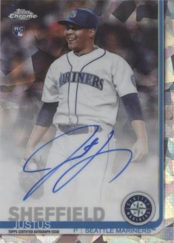 2019 Topps Chrome Sapphire Edition - Justus Sheffield #CSA-JS
