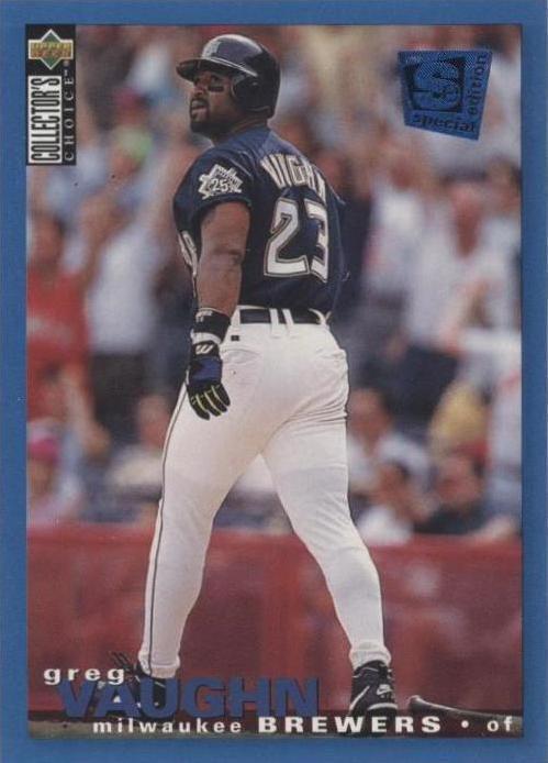 Upper Deck Collector's Choice 1995 edición especial - Greg Vaughn #70