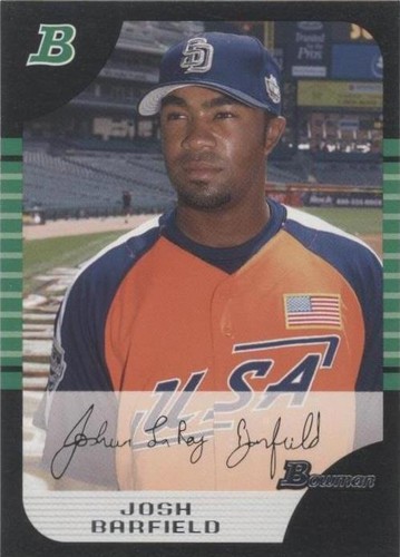 2005 Bowman Draft Picks & Prospects - Josh Barfield #BDP138