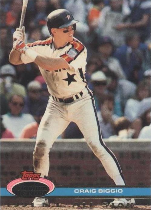 1991 年 Topps 体育场俱乐部 Skydome - Craig Biggio #16