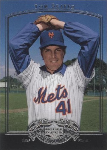 2005 Upper Deck Past Time Pennants - Tom Seaver #81