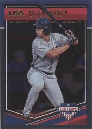2018 Panini USA Baseball Stars & Stripes Longevity - Nolan Gorman #44