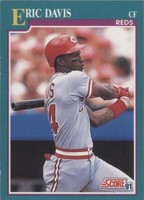 1991 Score - Eric Davis #137