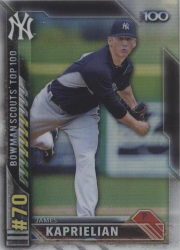 2016 Bowman - James Kaprielian #BTP-70