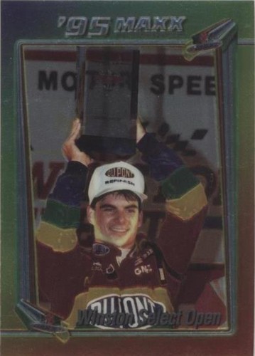 1995 Maxx Premier Plus Chromium - Jeff Gordon #158