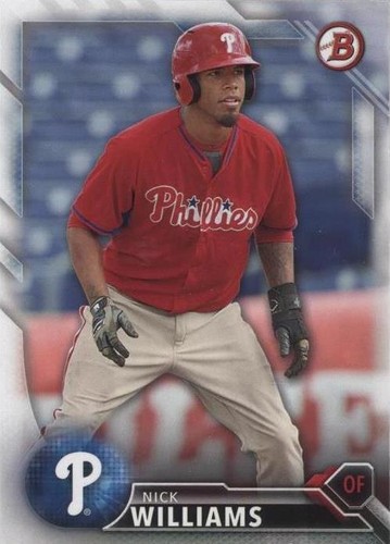 2016 Bowman - Nick Williams #BP105