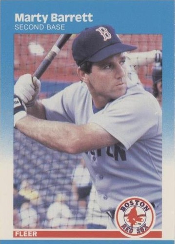 1987 Fleer - Marty Barrett #27