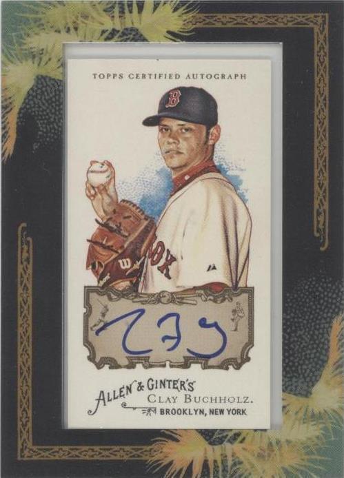 2008 Topps Allen & Ginter's - Clay Buchholz #AGA-CB