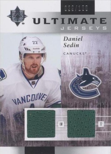 2011-12 Ultimate Collection - Daniel Sedin #UJ-DS