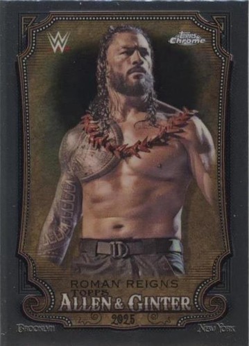 2025 Topps Chrome WWE - Roman Reigns #AG-RRN