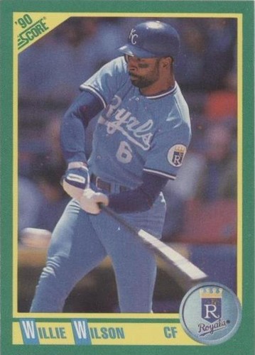 1990 Score - Willie Wilson #104