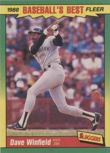 1988 Fleer Baseball's Best Sluggers vs. Pitchers - Dave Winfield #43