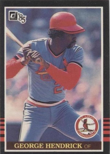 1985 Donruss - George Hendrick #181
