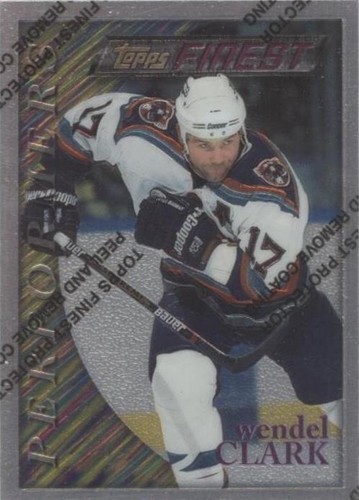 1995-96 Topps Finest - Wendel Clark #87