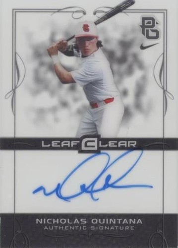 2015 Leaf Ultimate Draft - Nick Quintana #BA-NQ1