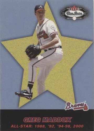 2002 Fleer Box Score - Greg Maddux #259