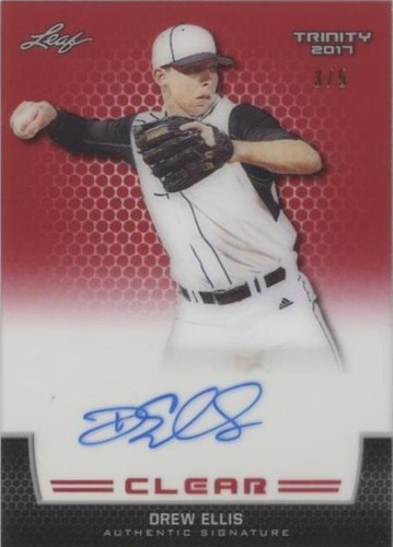 2017 Leaf Trinity - Drew Ellis #CA-DE1