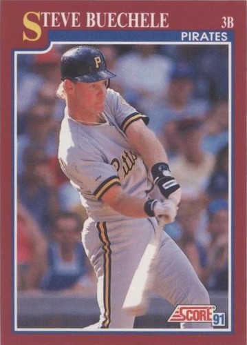 1991 Score Rookie & Traded - Steve Buechele #77T