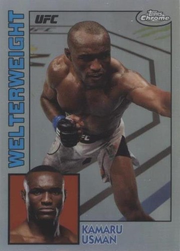 2019 Topps Chrome UFC - Kamaru Usman #84T-KU