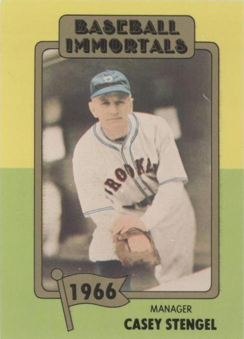 1980-84 SSPC Baseball Immortals primera impresión - Casey Stengel #103