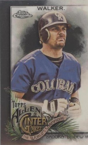 2022 Topps Allen & Ginter Chrome - Larry Walker #23